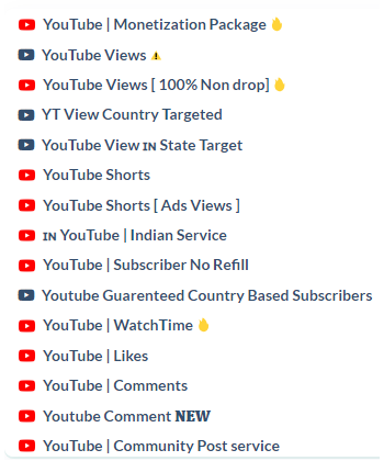 youtube services